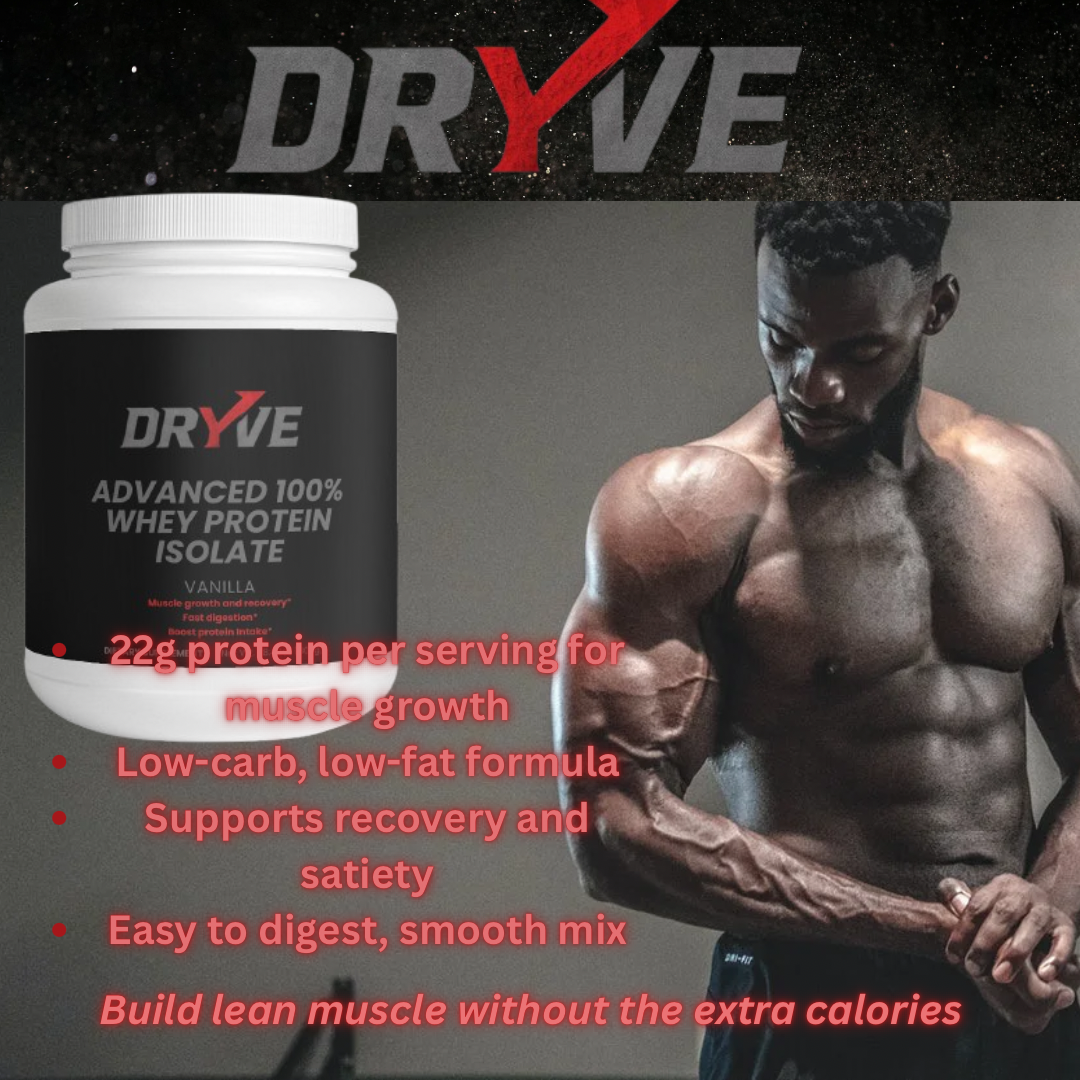 DRYVE Advanced 100% Whey Protein Isolate (Vanilla)
