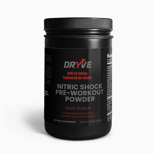 DRYVE Nitric Shock Pre-Workout Powder (Fruit Punch)
