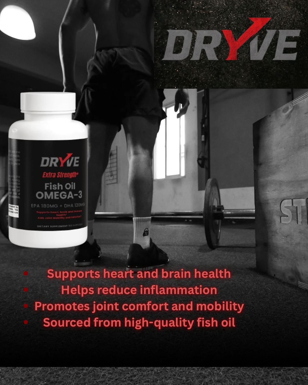 DRYVE Omega-3 Fish Oil